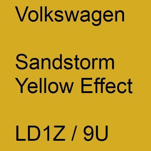 Volkswagen, Sandstorm Yellow Effect, LD1Z / 9U.